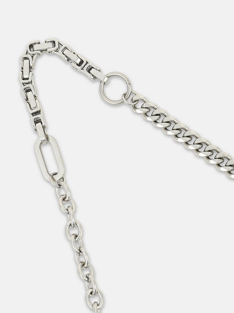 The Mechanical Chain Necklace - Metallic Silver