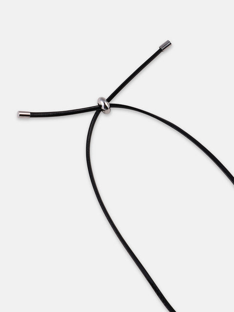 The Dallas Pendant Necklace Onyx Black