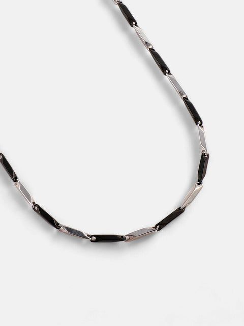 The Greek Pendant Necklace - Metallic Silver