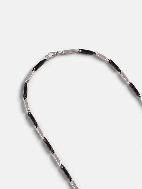 The Greek Pendant Necklace - Metallic Silver