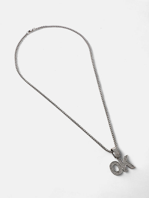 The OK Pendant Necklace