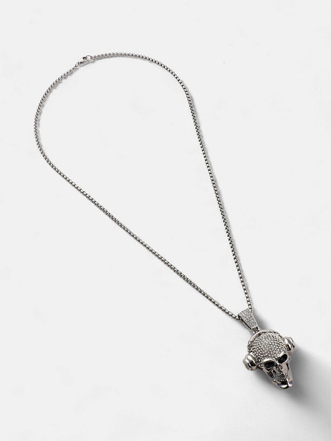 The Skull Music Pendant Necklace