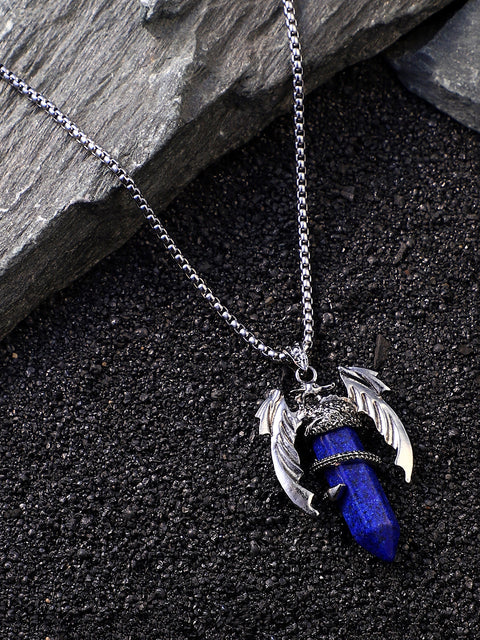 The Wing Crystal Pendant Necklace