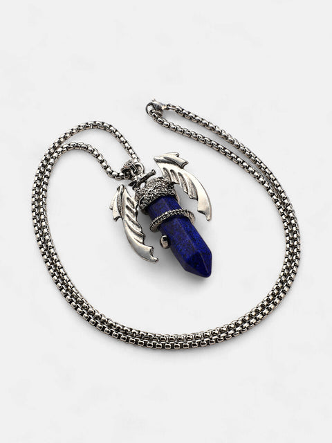 The Wing Crystal Pendant Necklace