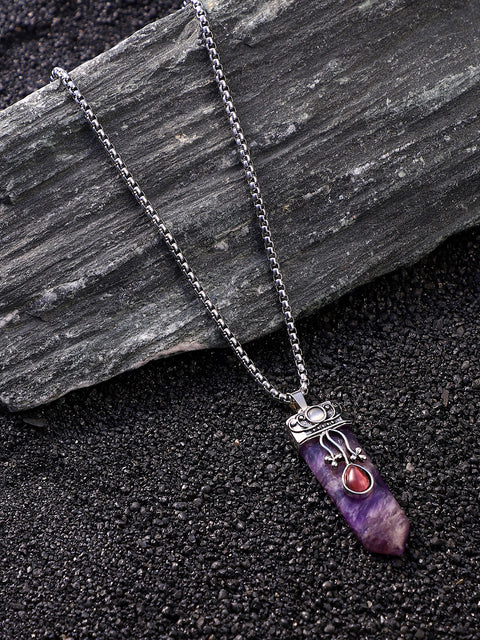 The Flora Crystal Pendant Necklace
