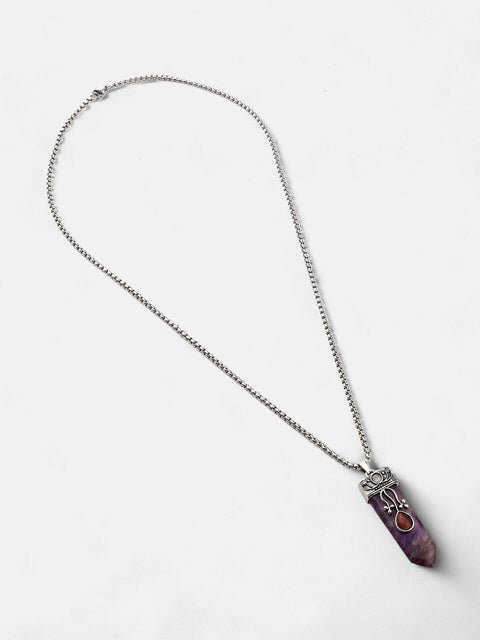 The Flora Crystal Pendant Necklace