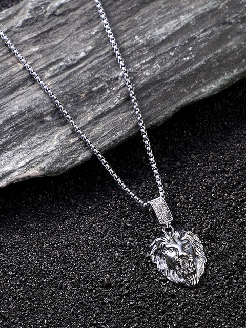 The Small Lion Pendant Necklace