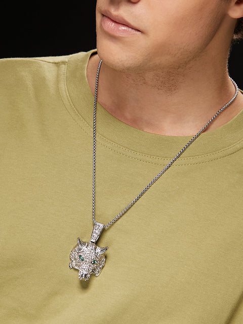 The Panther Pendant Necklace