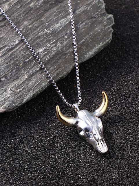 The Longhorn Pendant Necklace