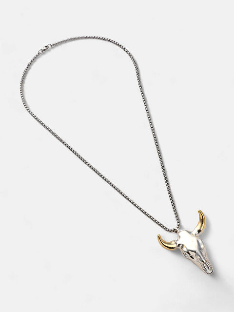 The Longhorn Pendant Necklace