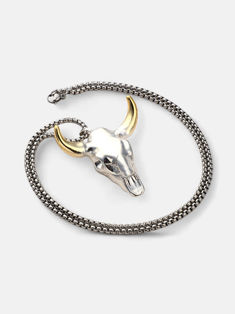 The Longhorn Pendant Necklace