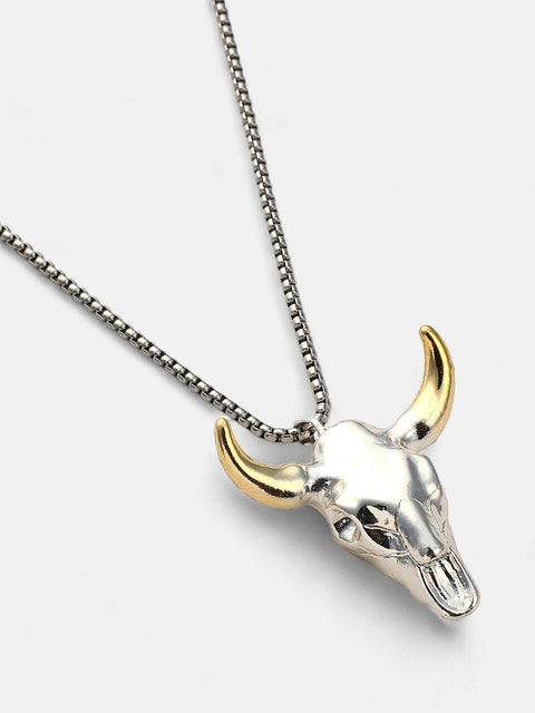 The Longhorn Pendant Necklace