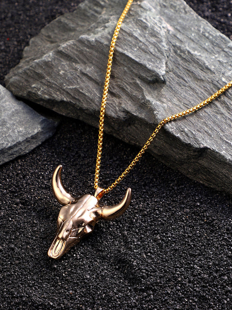 The Longhorn Pendant Necklace