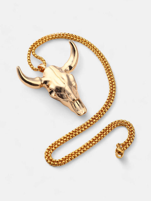 The Longhorn Pendant Necklace
