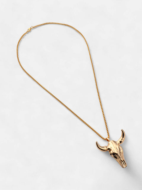 The Longhorn Pendant Necklace