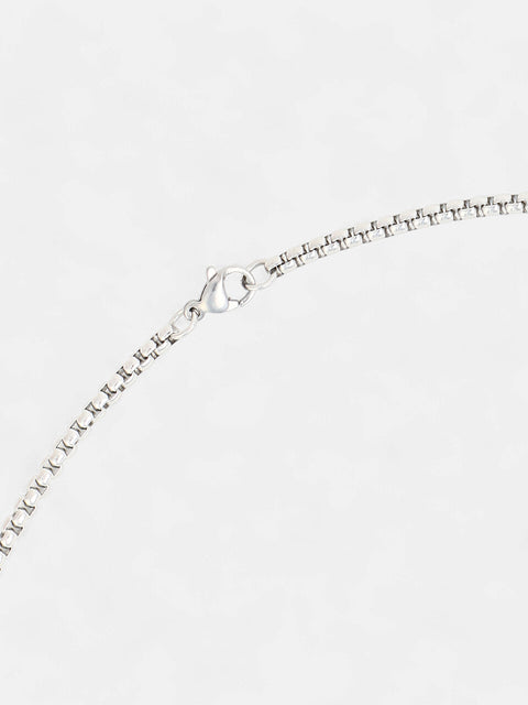 The Imperial Crucifix Pendant Necklace - Metallic Silver