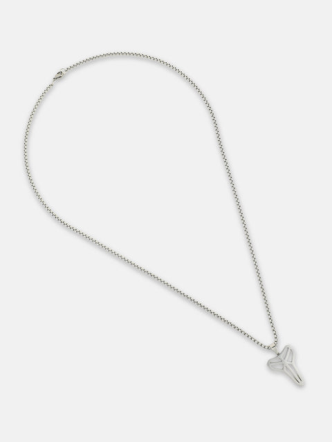 The Trinity Pendant Necklace - Metallic Silver