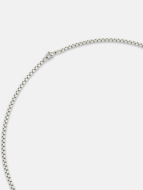 The Astro Pendant Necklace - Metallic Silver