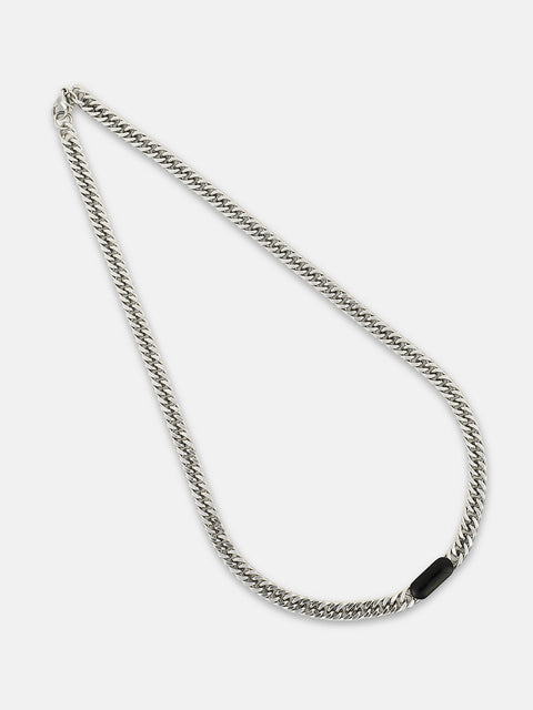 The Dainty Pendant Necklace - Metallic Silver