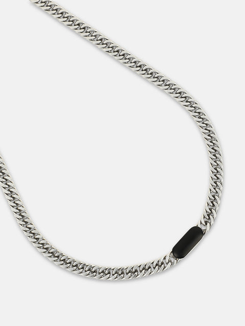 The Dainty Pendant Necklace - Metallic Silver