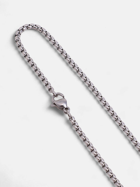 The Acoustic Pendant Necklace - Metallic Silver