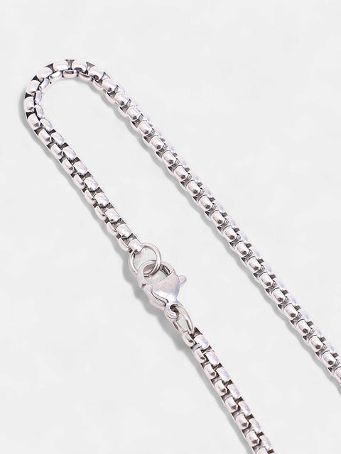 The Celestrial-Cross Pendant Necklace - Metallic Silver