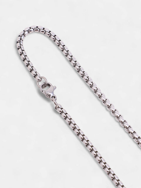The Snake-Wrap Pendant Necklace - Metallic Silver
