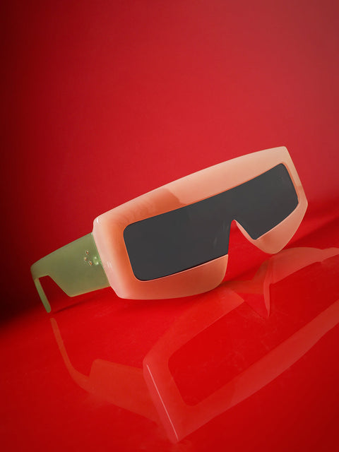 Men's Full Rim Shield Sunglasses - Multicolour
