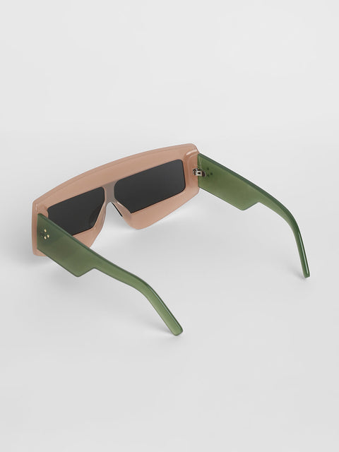Men's Full Rim Shield Sunglasses - Multicolour