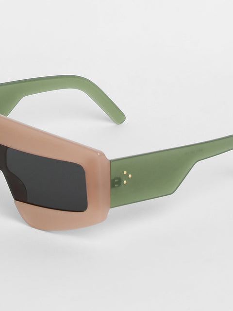 Men's Full Rim Shield Sunglasses - Multicolour