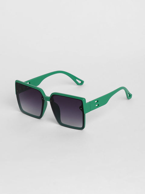 Men's Full Rim Oversized Sunglases - Green