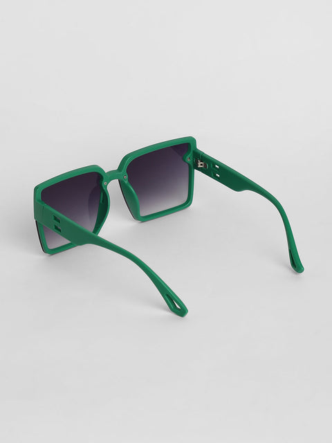 Men's Full Rim Oversized Sunglases - Green