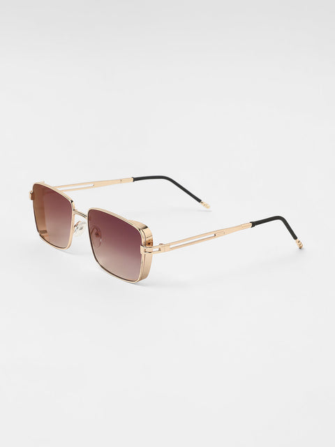 Men's The Gradiant Rectangular Sunglasses - Violet Purple