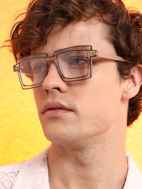 Men's The Lined Wayfarer Sunglasses - Ash Brown