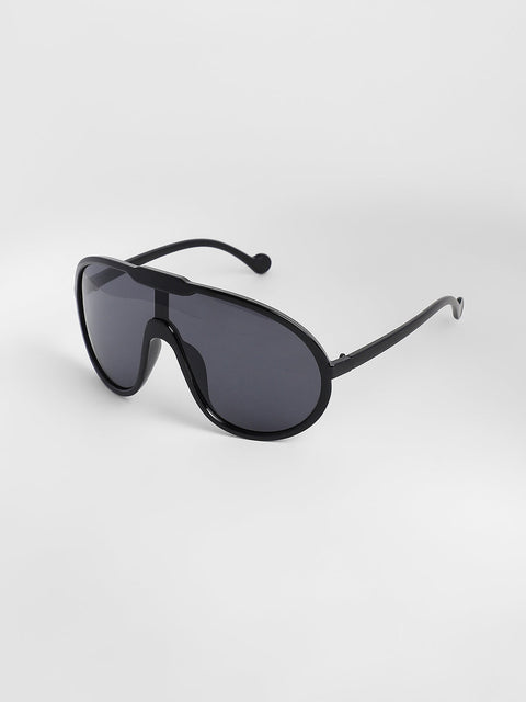 Men's The Curve Shield Sunglasses - Onyx Black