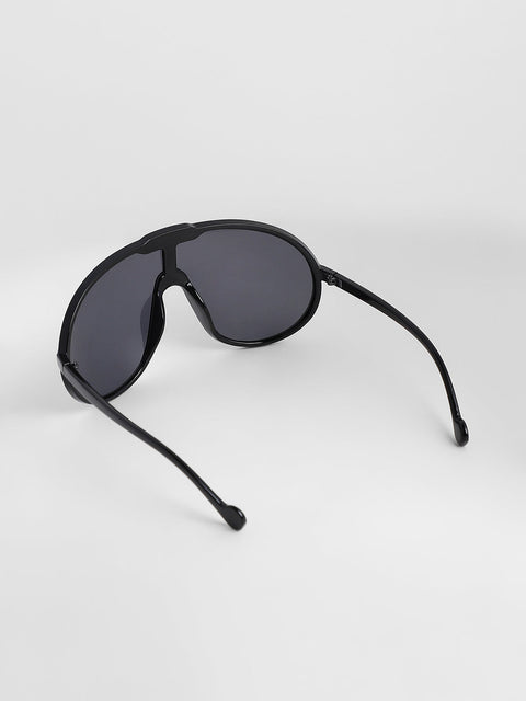 Men's The Curve Shield Sunglasses - Onyx Black