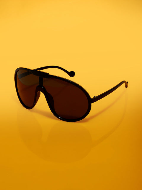 Men's The Curve Shield Sunglasses - Onyx Black