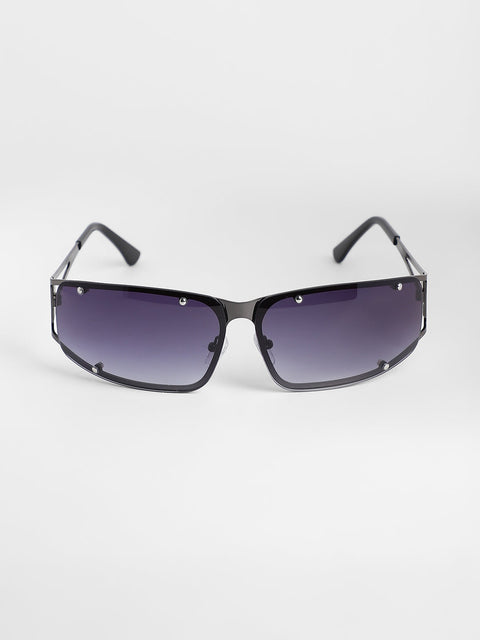 Men's The Hollow Wrap Sunglasses - Space Grey