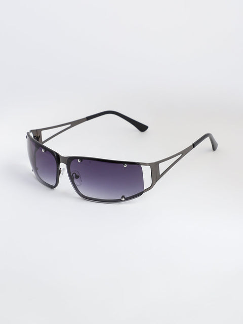 Men's The Hollow Wrap Sunglasses - Space Grey