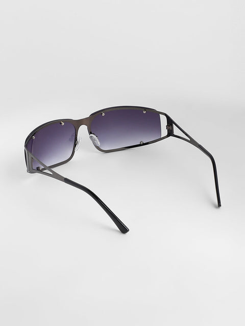 Men's The Hollow Wrap Sunglasses - Space Grey