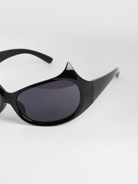 Men's The Bat Wrap Sunglasses - Onyx Black