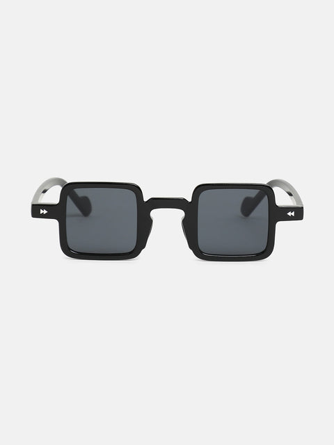 The Circuscore Square Sunglasses - Onyx Black