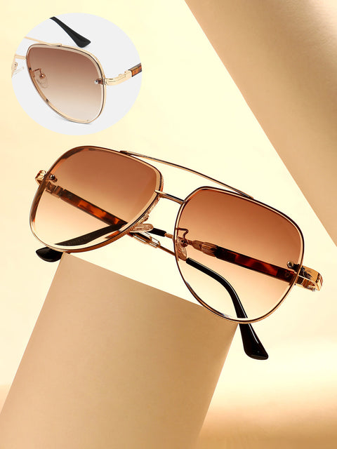 The Soprano Aviator Sunglasses - California Gold
