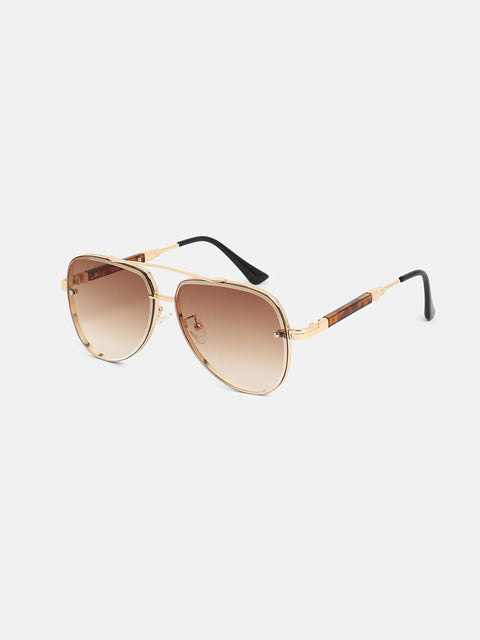 The Soprano Aviator Sunglasses - California Gold