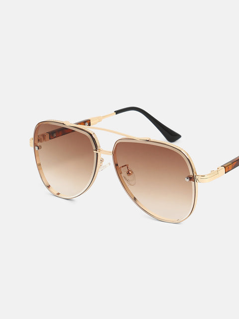 The Soprano Aviator Sunglasses - California Gold