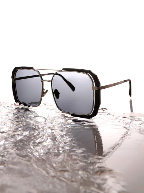The Millennium Oversized Sunglasses - Onyx Black