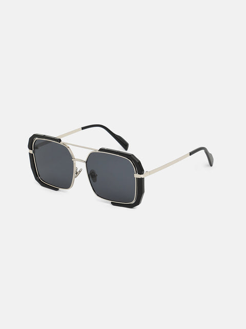 The Millennium Oversized Sunglasses - Onyx Black