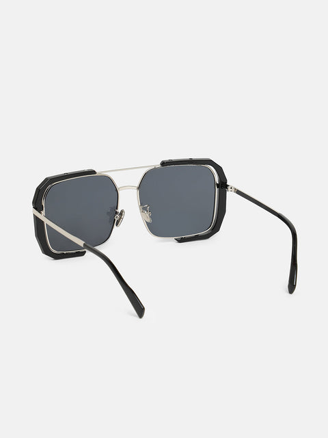 The Millennium Oversized Sunglasses - Onyx Black