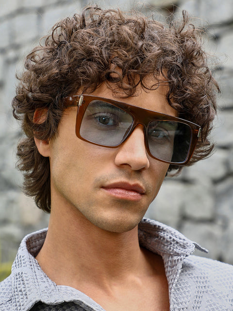 The Tinseltown Wayfarer Sunglasses - Ash Brown