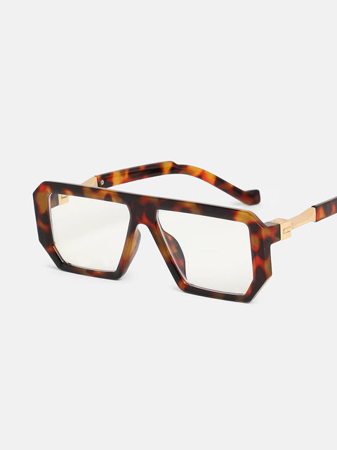 The Graduate Rectangular Glasses - Coffee Brown